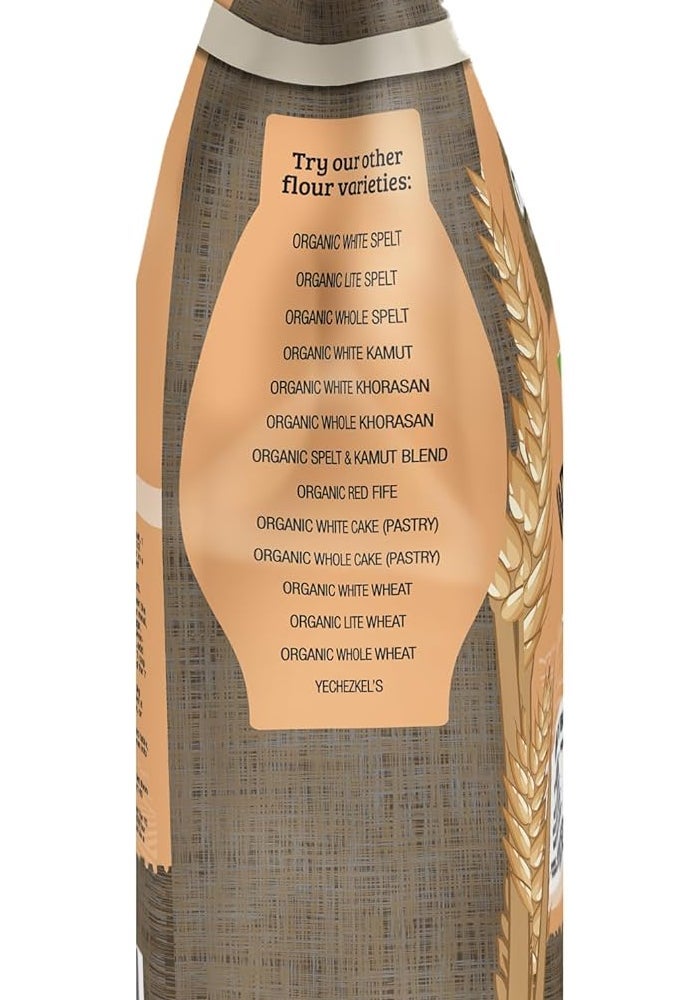 Grain Brain Organic White Kamut Flour - 5 lb Khorosan Wheat All Purpose Flour - Image 5
